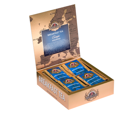 Breakfast in Europe Europe - 40 Enveloped Tea Bags - 4 Flavours