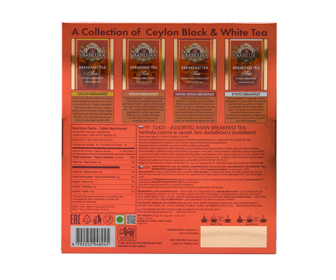 Breakfast Tea - Asia - 40 Enveloped Tea Bags - 4 Flavours