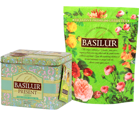 Present Green - Berry and Flower Petal Green Tea Blend - 100g Loose Leaf