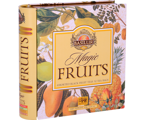 Magic Fruits Tea Book - 32 Enveloped Tea Bags - 4 Flavours