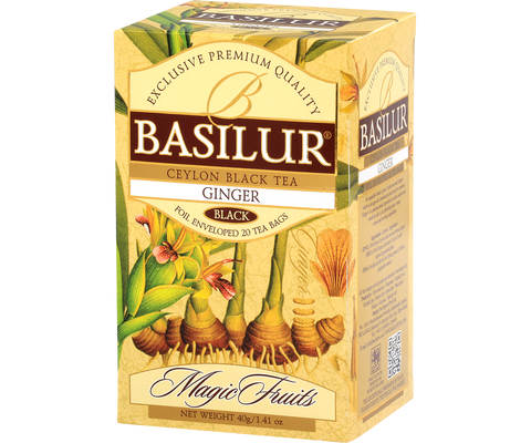 Magic Fruits Ginger Ceylon Black Tea - 20 Enveloped Tea Bags
