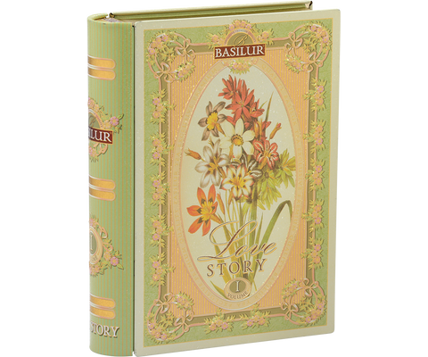 Love Story I - Tea Book - Floral Bergamot Ceylon Green Tea - 100g Loose Leaf