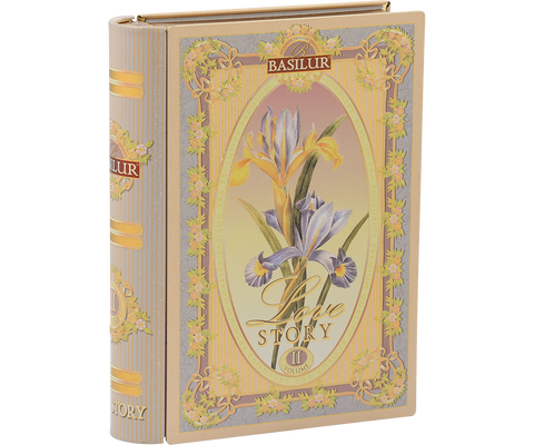 Love Story II - Tea Book - Almond & Rose Black and Green Tea - 100g Loose Leaf