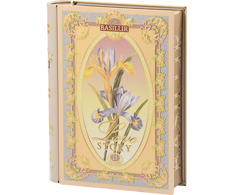 Love Story II - Tea Book - Almond & Rose Black and Green Tea - 100g Loose Leaf