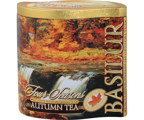 Autumn Tea Tin Caddy - 100g Loose Leaf Black Tea