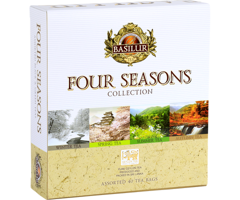 Four Seasons Assortment  - 40 Enveloped Tea Bags - 4 Flavours