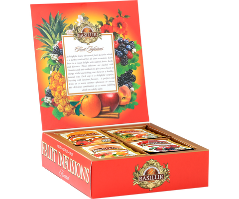 Assorted Fruit Infusions Gift - 4 Flavours - 40 Enveloped Tea Bags