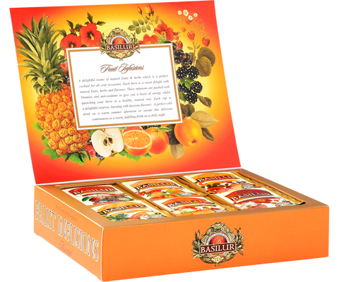 Assorted Fruit Infusions Gift - 6 Flavours - 60 Enveloped Tea Bags