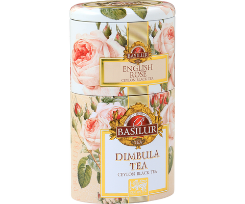 Two Layer Caddy - English Rose & Dimbula - Loose leaf Teas