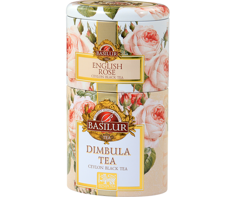 Two Layer Caddy - English Rose & Dimbula - Loose leaf Teas