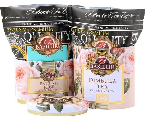 Two Layer Caddy - English Rose & Dimbula - Loose leaf Teas
