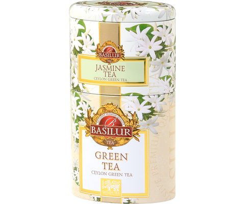 Two Layer Caddy - Jasmine Tea & Green Tea - Loose leaf Teas