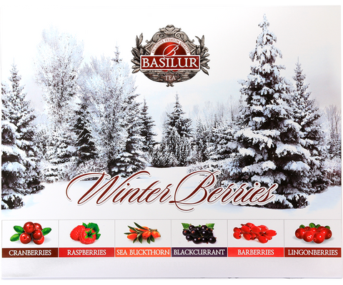 Winter Berries - 60 Enveloped Tea Bags Gift Box