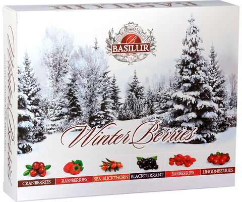 Winter Berries - 60 Enveloped Tea Bags Gift Box