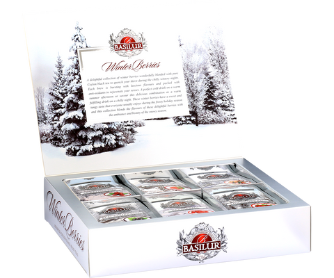 Winter Berries - 60 Enveloped Tea Bags Gift Box