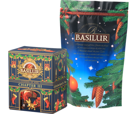 Evening Of Noel - Rose Flower and Candied Chestnut Black Tea - 75g Loose Leaf