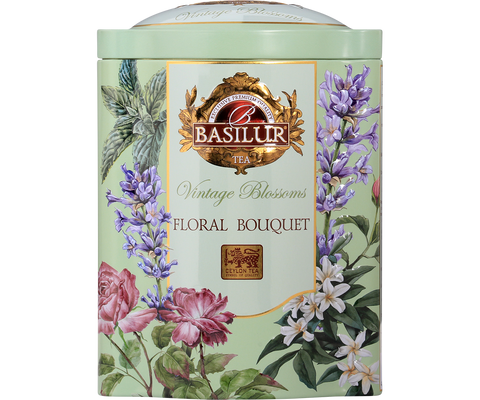 Vintage Blossoms Floral Bouquet - Green Tea - 100g Loose Leaf