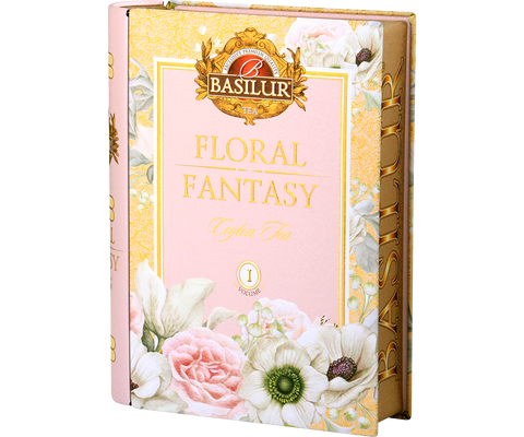 Floral Fantasy I Tea Book - Peppermint, Hibiscus & Rose Green Tea - 100g Loose Leaf