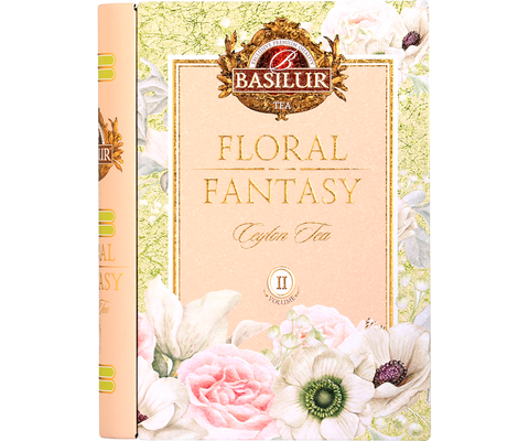 Floral Fantasy II - Tea Book - Marigold, Amaranth & Lime Green Tea - 100g Loose Leaf