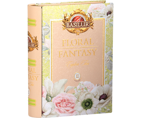 Floral Fantasy II - Tea Book - Marigold, Amaranth & Lime Green Tea - 100g Loose Leaf