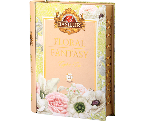 Floral Fantasy II - Tea Book - Marigold, Amaranth & Lime Green Tea - 100g Loose Leaf