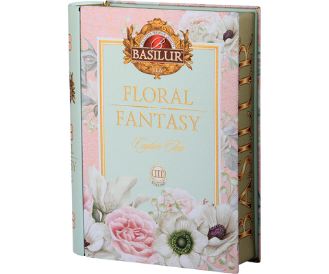Floral Fantasy III Tea Book - Rose & Cherry Ceylon Green Tea - 100g Loose Leaf