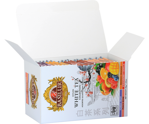 Ceylon White Tea - 20 Enveloped Tea Bags - 4 Flavours