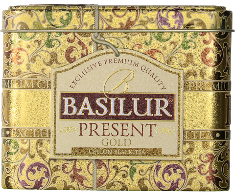 Present Gold - Pure Ceylon Floral Leafy Teas - Ceylon Black Tea - 100g Loose Leaf