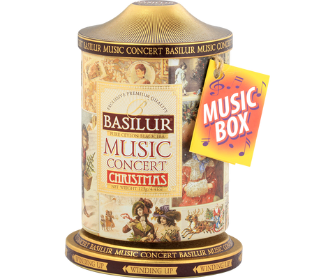 Music Concert Tin Caddy - Christmas Song - 100g Loose Leaf Black Tea