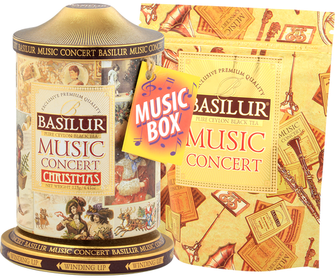 Music Concert Tin Caddy - Christmas Song - 100g Loose Leaf Black Tea