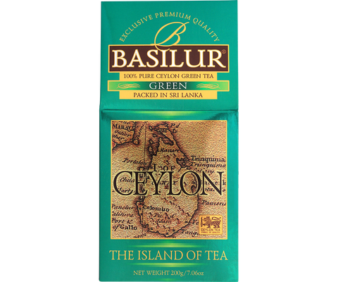 Basilur Pure Ceylon Green Tea - 200g Loose Leaf