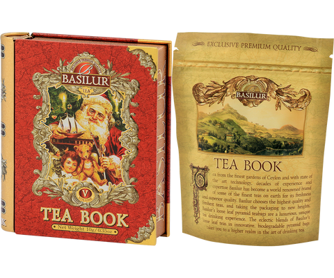 Mini Tea Book V - Christmas Tea - 5 Pyramid Tea Bags