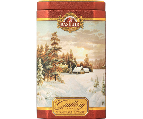 Snowfall Lodge Tin Caddy - 100G Loose Leaf Black Tea