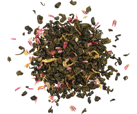 Floral Fantasy II - Tea Book - Marigold, Amaranth & Lime Green Tea - 100g Loose Leaf