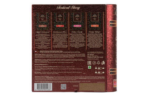 Basilur Festivals Story Tea Book - 32 Enveloped Tea Bags - 4 Flavours