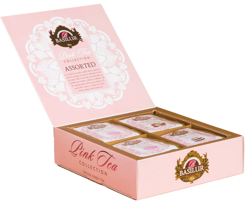 Pink Tea - 40 Enveloped Tea Bags - 4 Flavours