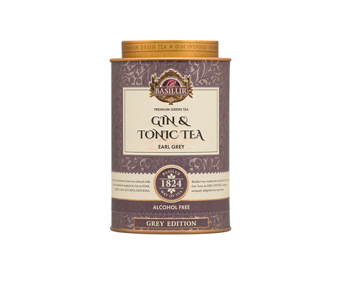 Basilur Gin Tea - Grey Edition - 75g Loose Leaf Green Tea