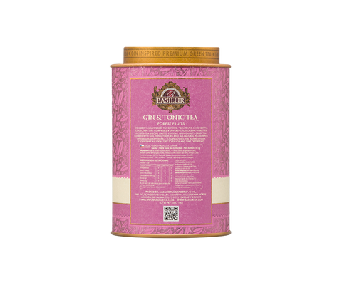 Basilur Gin Tea - Pink Edition - 75g Loose Leaf Green Tea