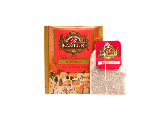 Fruit Infusions - Christmas Flavors - Spiced Wine - 20 Enveloped Tea Bags