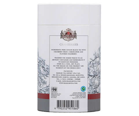 Basilur Cranberries of Winter- 75g Ceylon Black tea