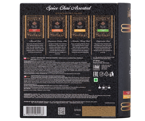 Basilur Spiced Chai Tea Book- 32 Enveloped Tea Bags