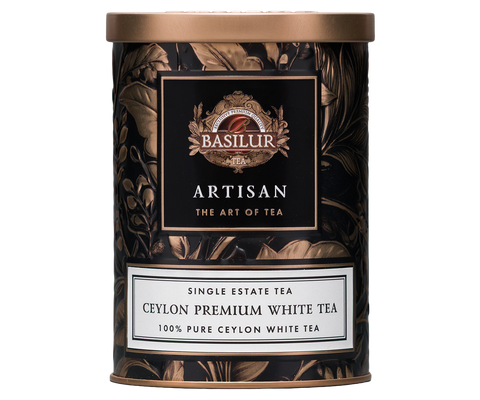 Ceylon Premium White Tea Tin - 25g Loose Leaf White Tea
