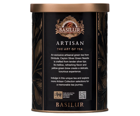 Ceylon Silver Green Needle Tin - 60g Green Loose Tea