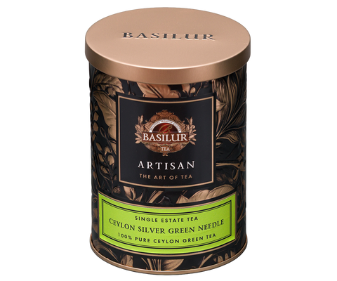 Ceylon Silver Green Needle Tin - 60g Green Loose Tea