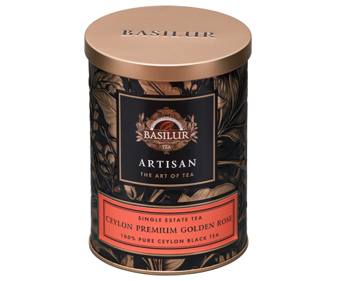 Ceylon Premium Golden Rose Tin - 75g Loose Leaf Ceylon Black Tea
