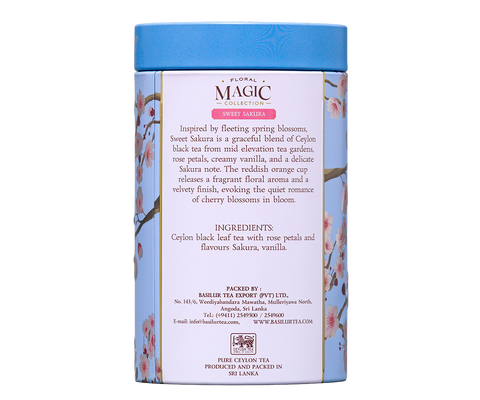 Basilur Floral Magic- Sweet Sakura - 75g Loose Leaf Tin