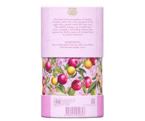Basilur Sweet Orchard Red Apple & Yuzu - 75g Loose Leaf Black Tea