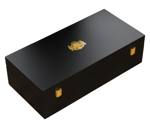 Basilur Golden Tea Set - Ultra Luxury Wooden Tea Presenter