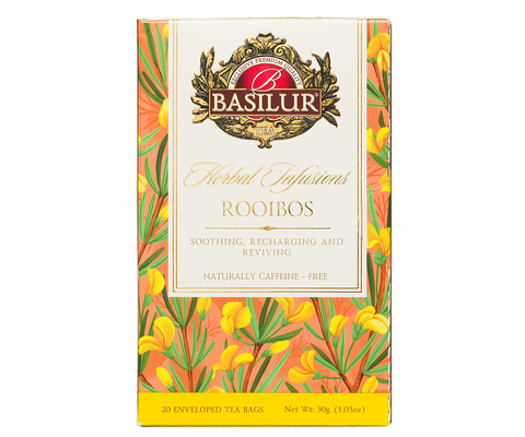 Basilur Herbal Infusions - Rooibos - 20 Enveloped Tea Bags
