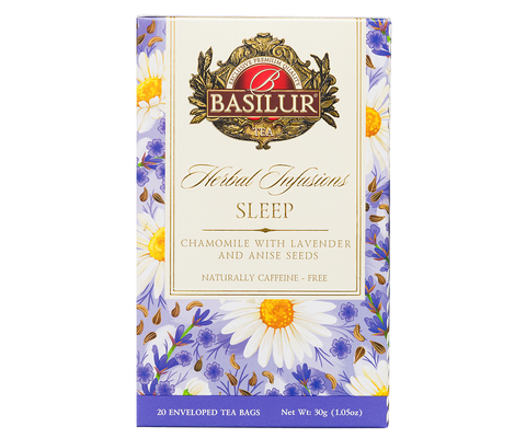 Basilur Herbal Infusions - Sleep - 20 Enveloped Tea Bags